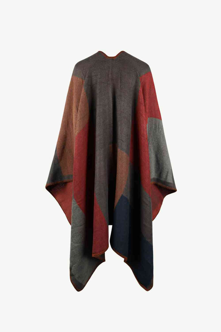 Stilla | Block Åben Front Poncho