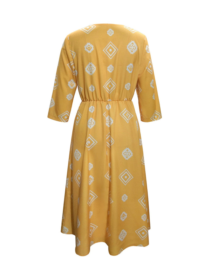 Stilla | Notched Neck Dress