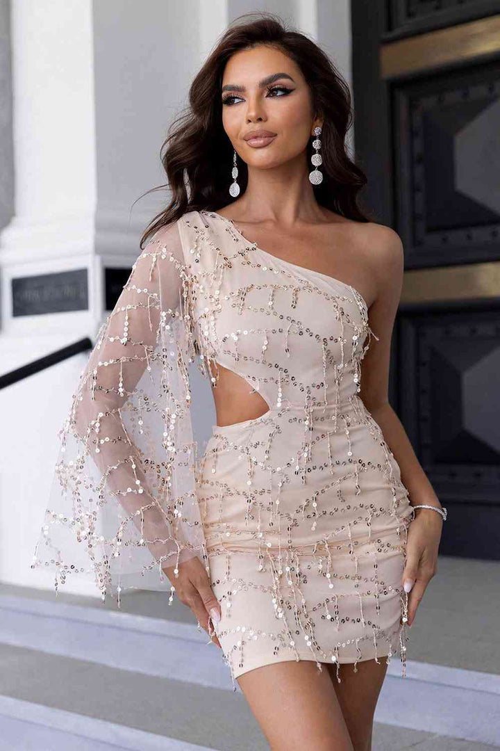 Stilla | Cutout One-shoulder Kjole