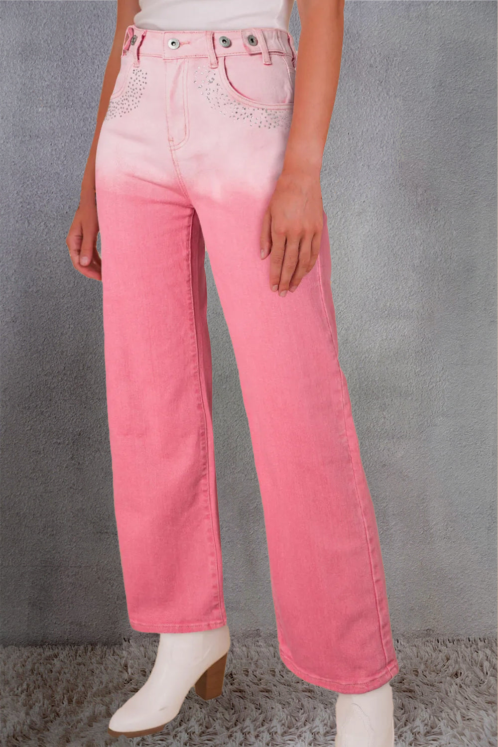 Stilla | Gradient Straight Jeans