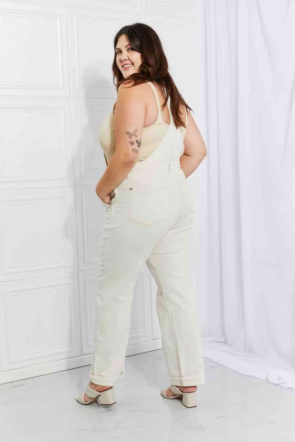 Stilla | Blå Full Size Taylor Høj Talje Overall