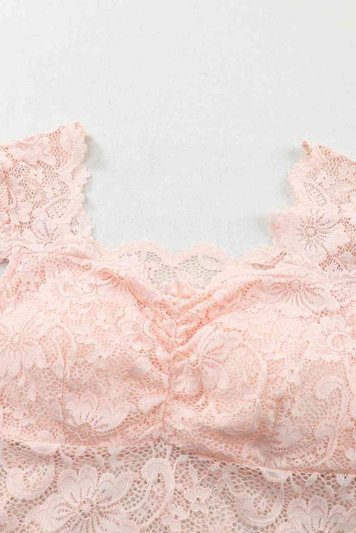 Stilla | Sweetheart Hals Blonder Bodysuit