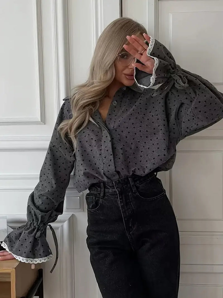 Stilla | Elegant bomulds skjortekjole
