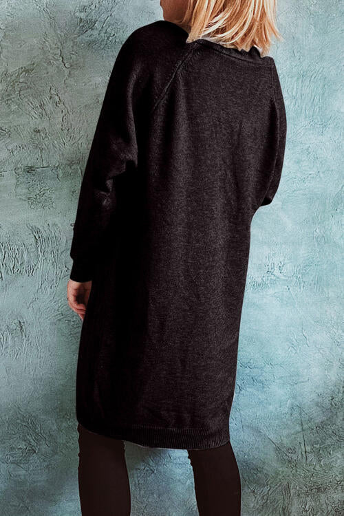 Stilla | Front Longline Cardigan Med Lommer