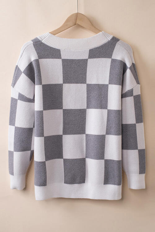Stilla | Knap-op Dropped Shoulder Cardigan