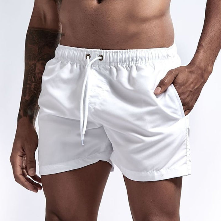 Skovae | Ensfarvede herre strand shorts Hurtigt tørrende