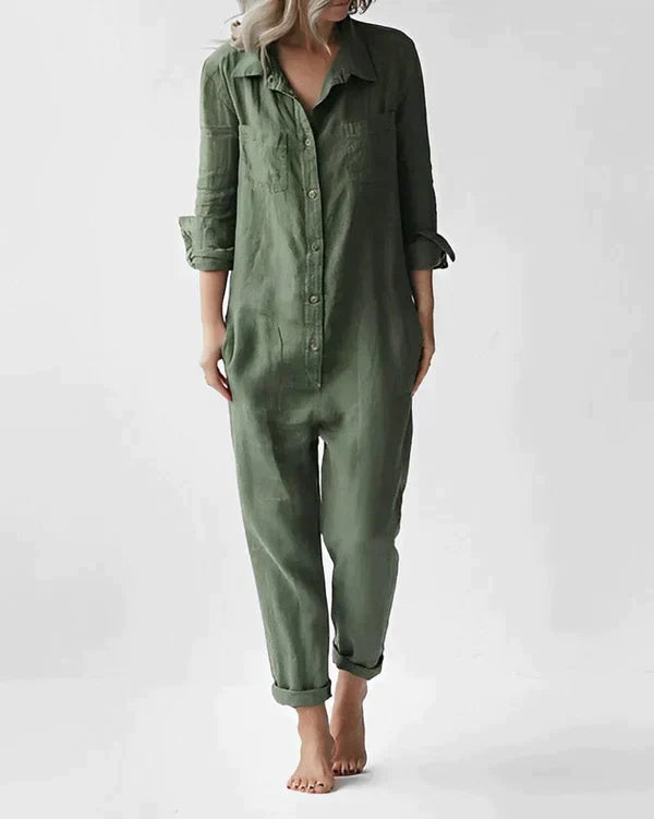 Stilla | Stilfuld Grøn Jumpsuit Stil