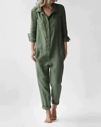 Stilla | Stilfuld Grøn Jumpsuit Stil