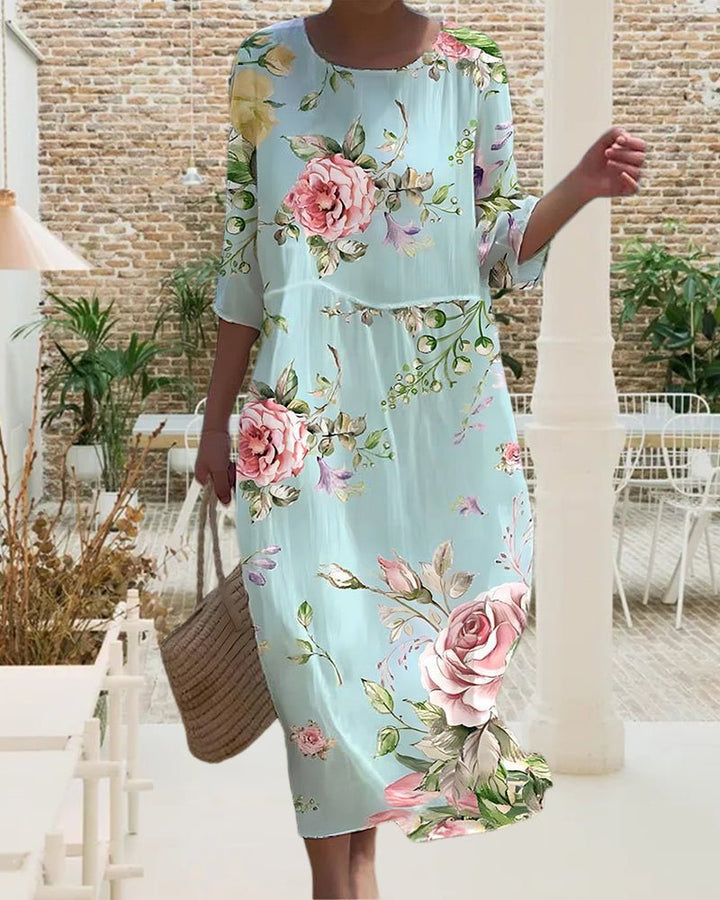 Stilla | Smuk Blomstret Kjole