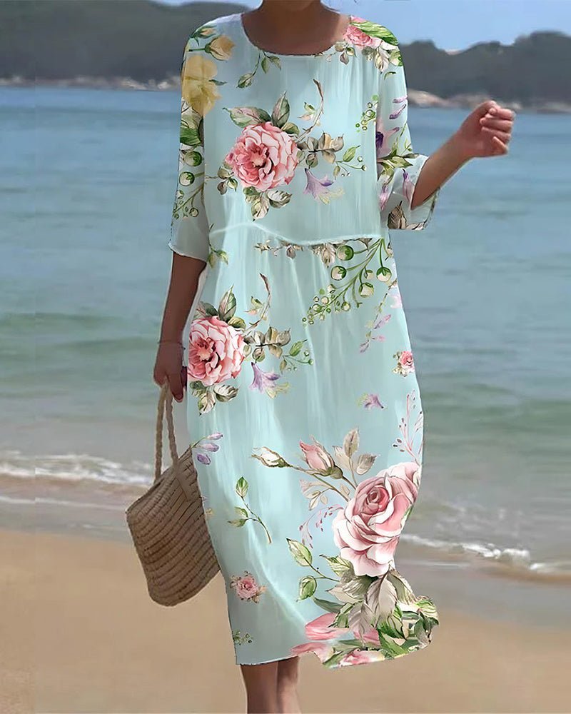 Stilla | Smuk Blomstret Kjole