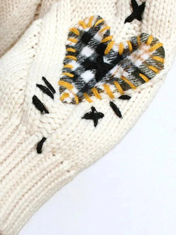 Stilla | Løs Kort Strikjakke Sweater