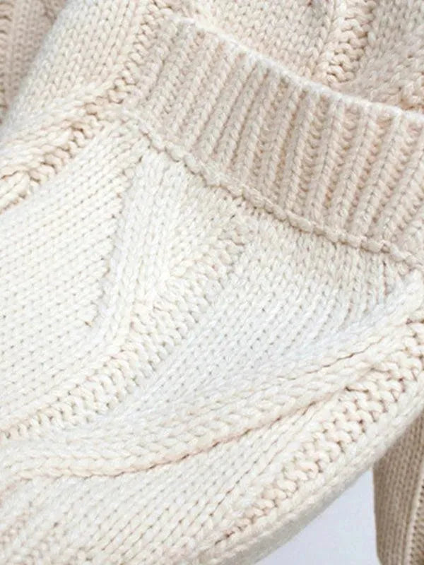 Stilla | Løs Kort Strikjakke Sweater
