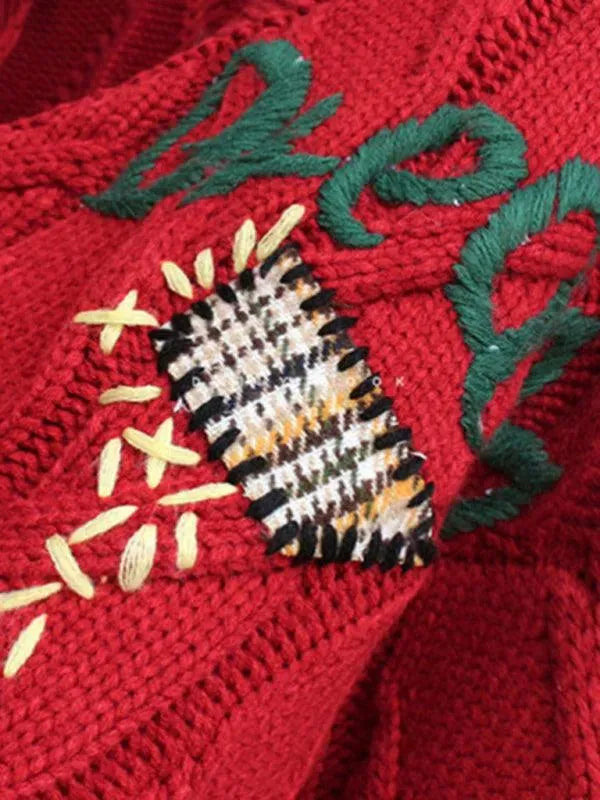 Stilla | Løs Kort Strikjakke Sweater