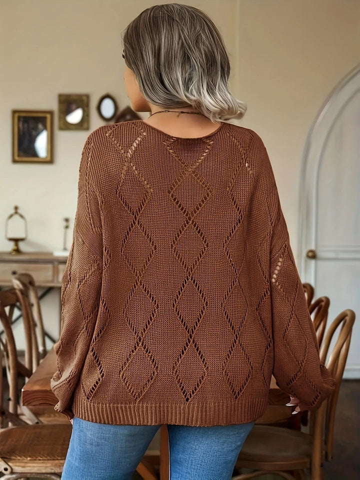 Stilla | Euro Chic Behagelig Strikpullover
