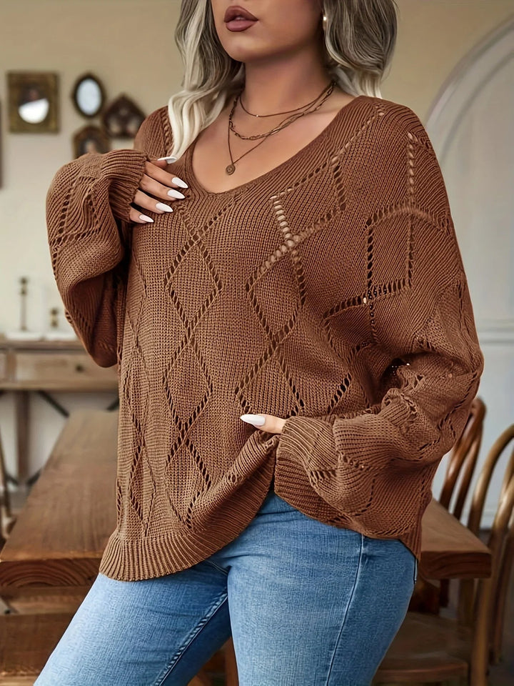Stilla | Euro Chic Behagelig Strikpullover