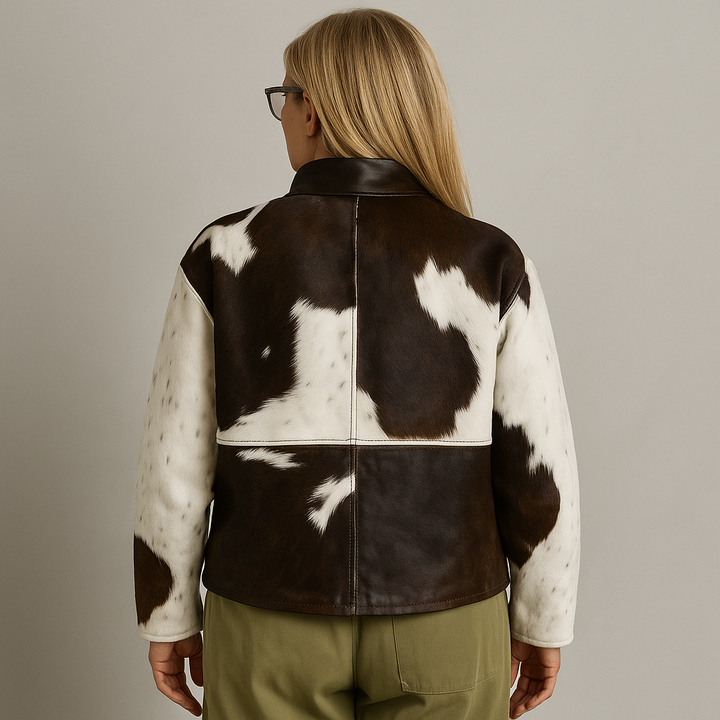 Stilla | Stilfuld Letvægtsjakke med Leopardprint