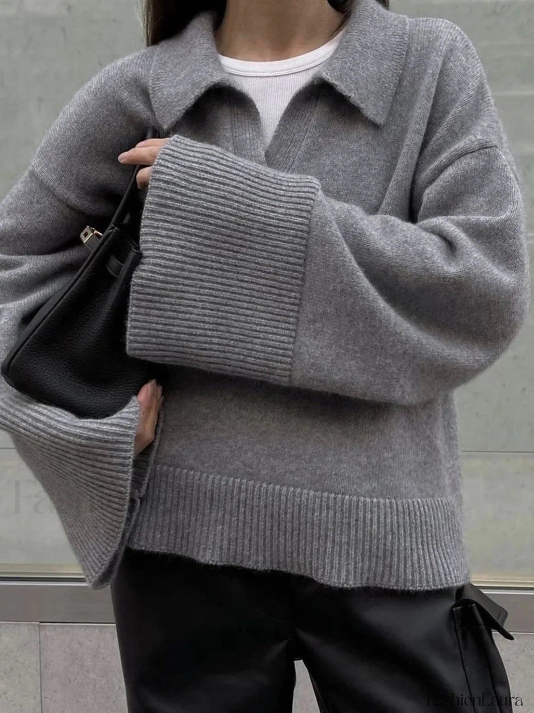 Stilla | Cozy Minimalist Oversized Striktrøje