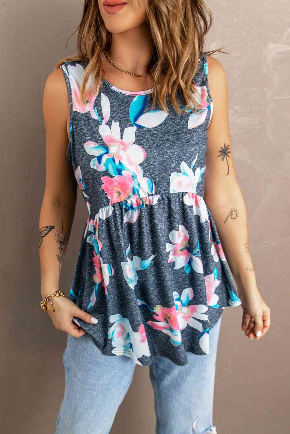 Stilla | Peplum Tank Top