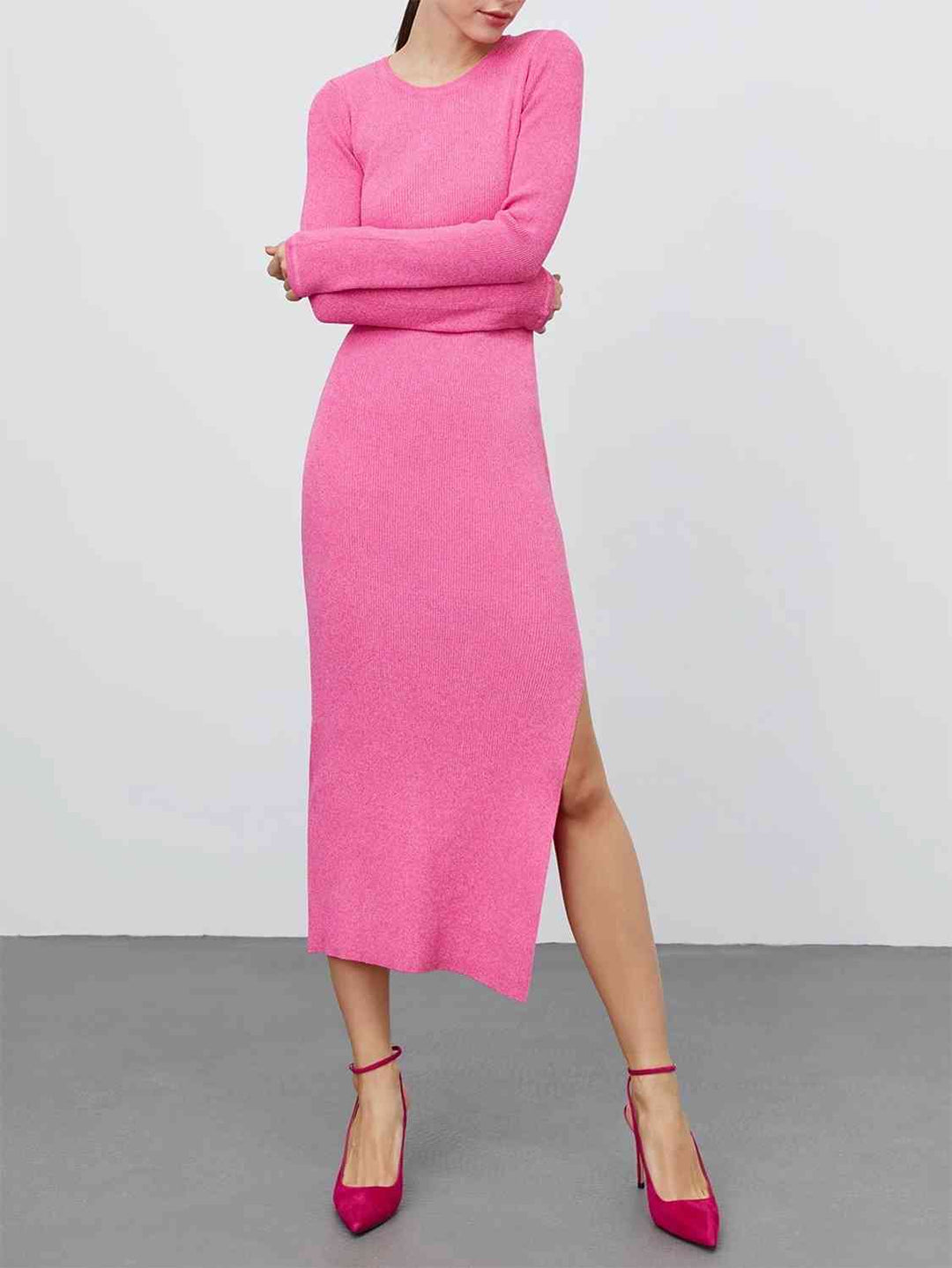 Stilla | Hals Slids Sweater Kjole
