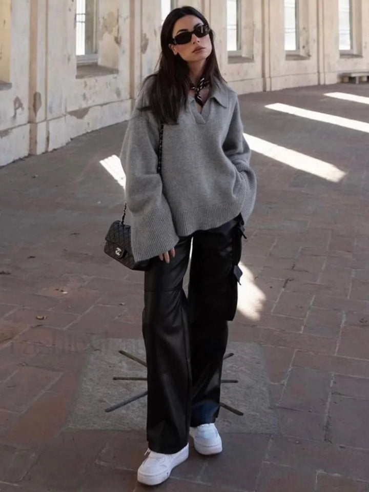 Stilla | Cozy Minimalist Oversized Striktrøje