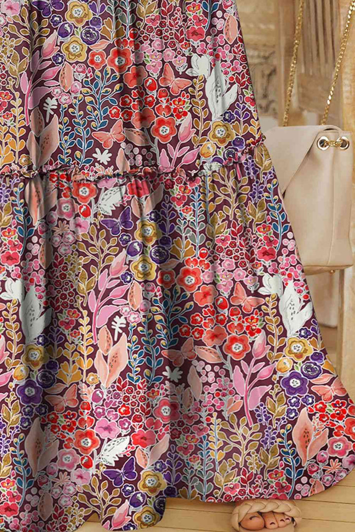 Stilla | Flæse Trim Lagdelt Maxi Nederdel