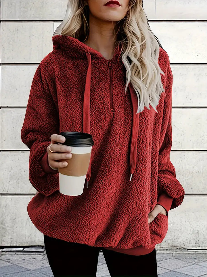 Stilla | Behagelig Og Løs Fleece-sweater Med Lange Ærmer