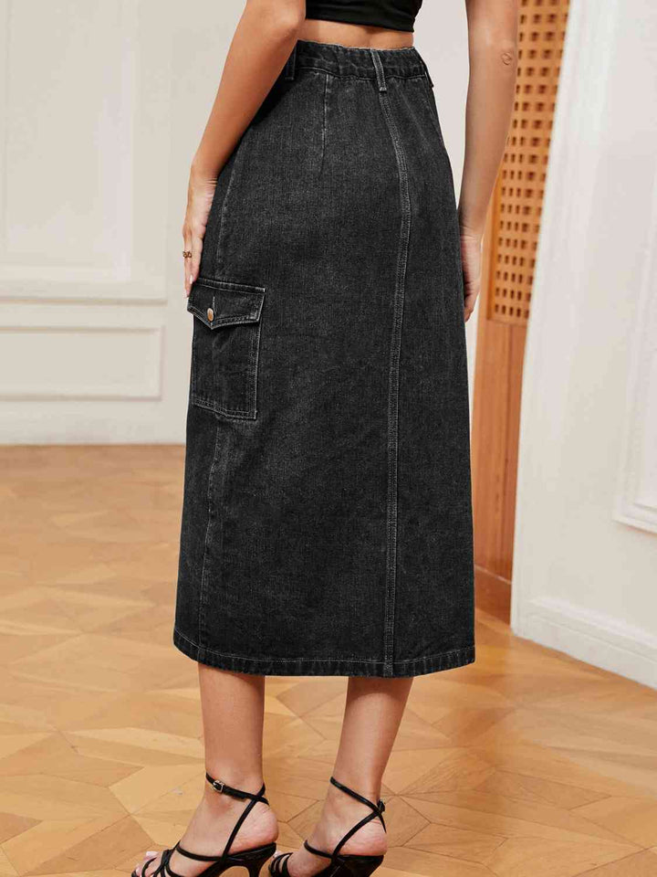 Stilla | Nederdel Denim Med Fyld