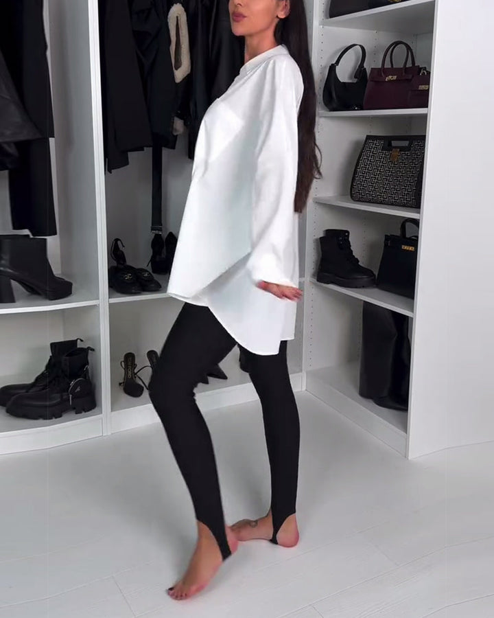 Stilla | Leggings med ankelrem
