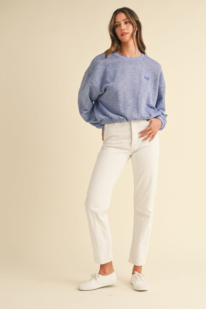 Stilla | Sweatshirt Rundhals Mable Med Besticket Bogstav