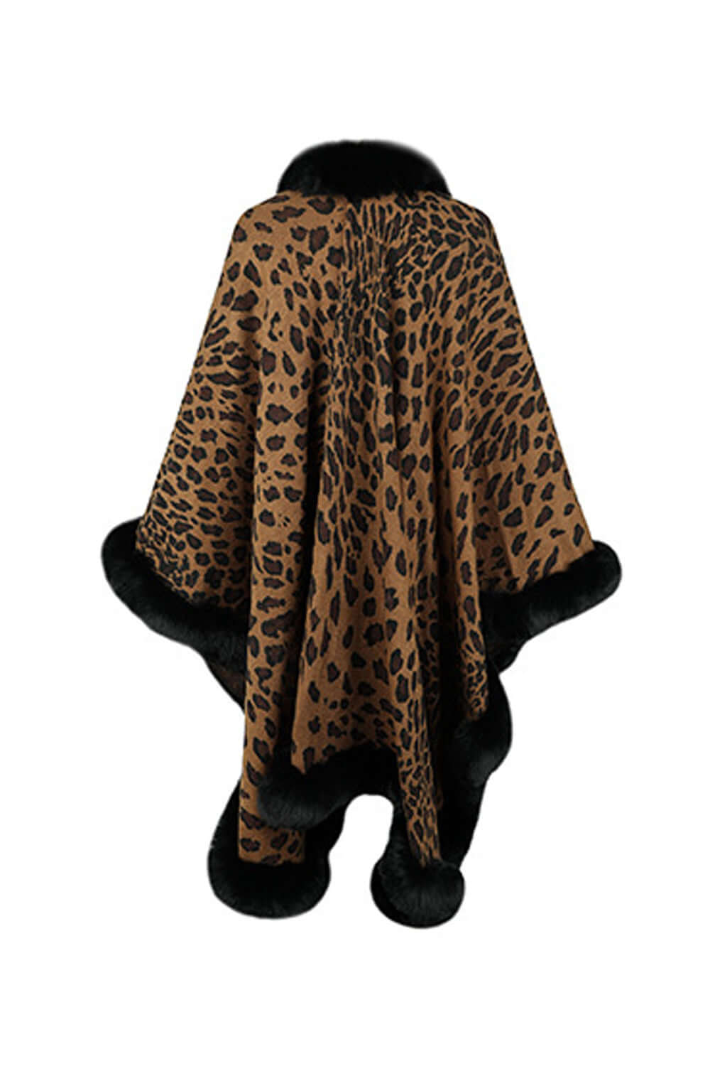 Stilla | Leopardmønster Åben Poncho