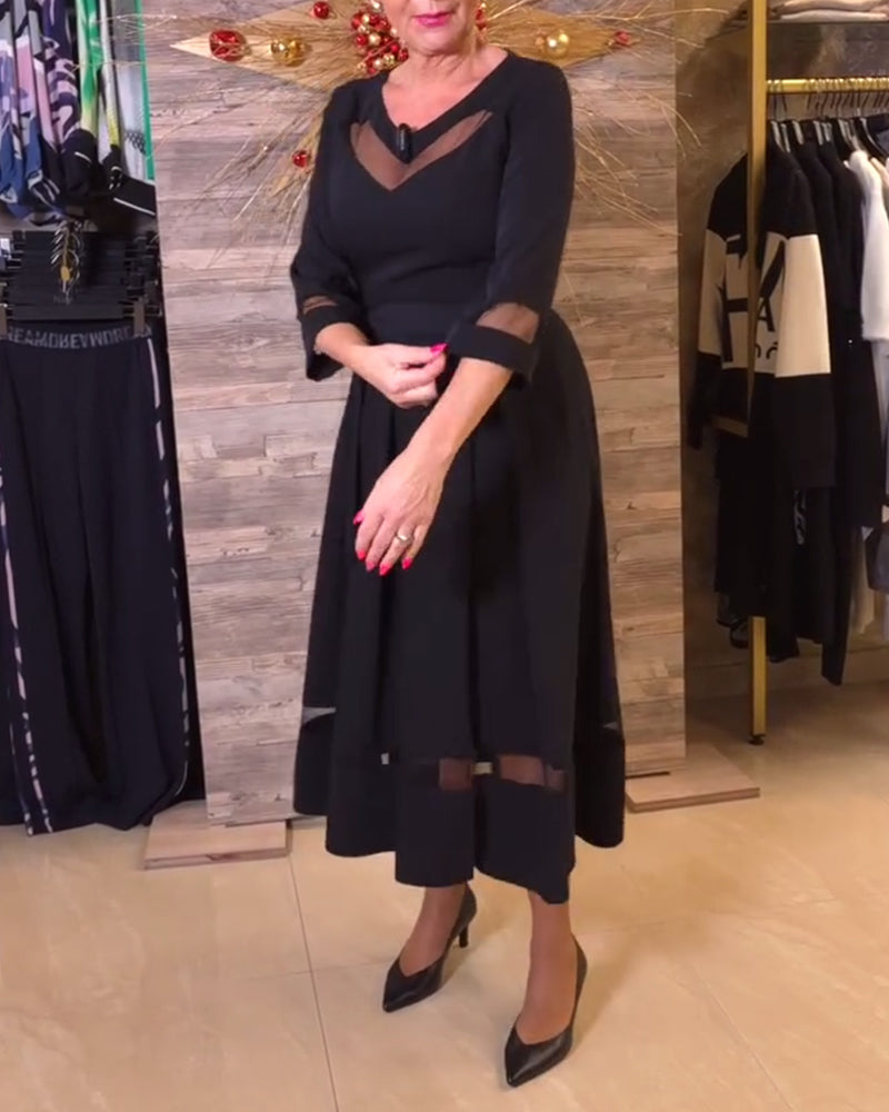 Stilla | Mode V-udskæring Mesh syninger