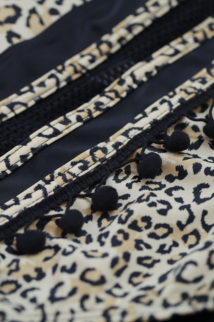 Stilla | Pompom Detalje Halterneck To-delt Bikini Sæt