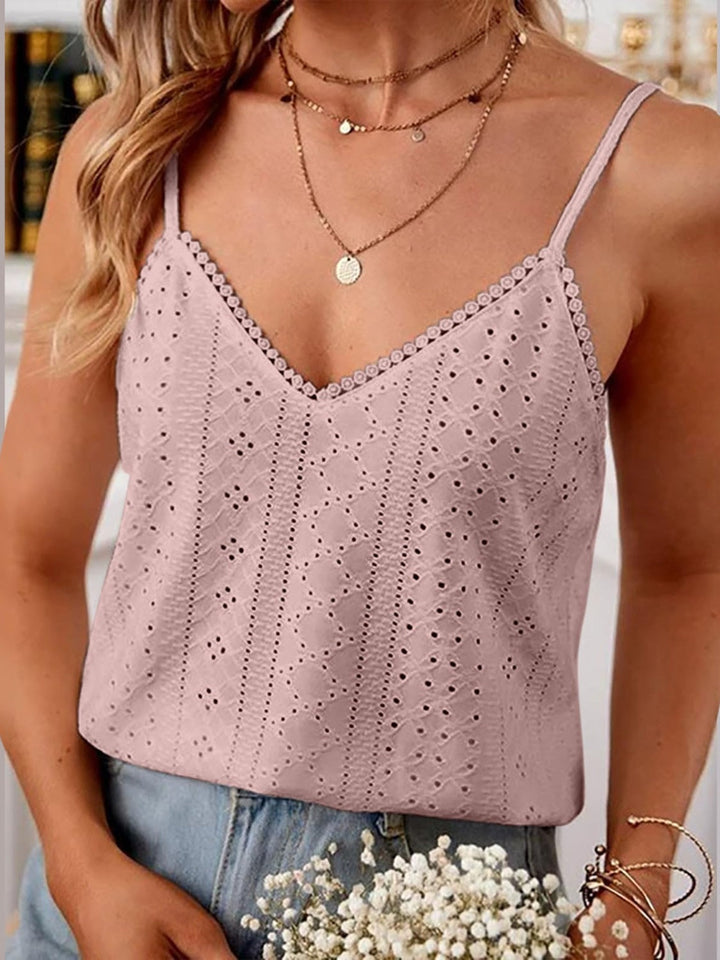 Stilla | Blonde Detalje V-Hals Cami