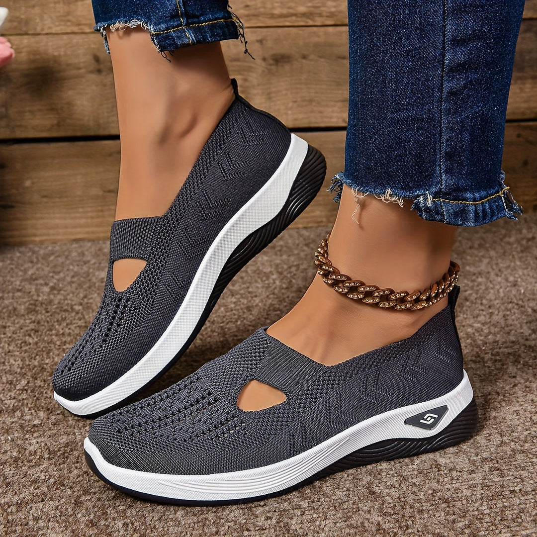 Skovae | Åndbare ortopædiske slip-on sneakers til damer