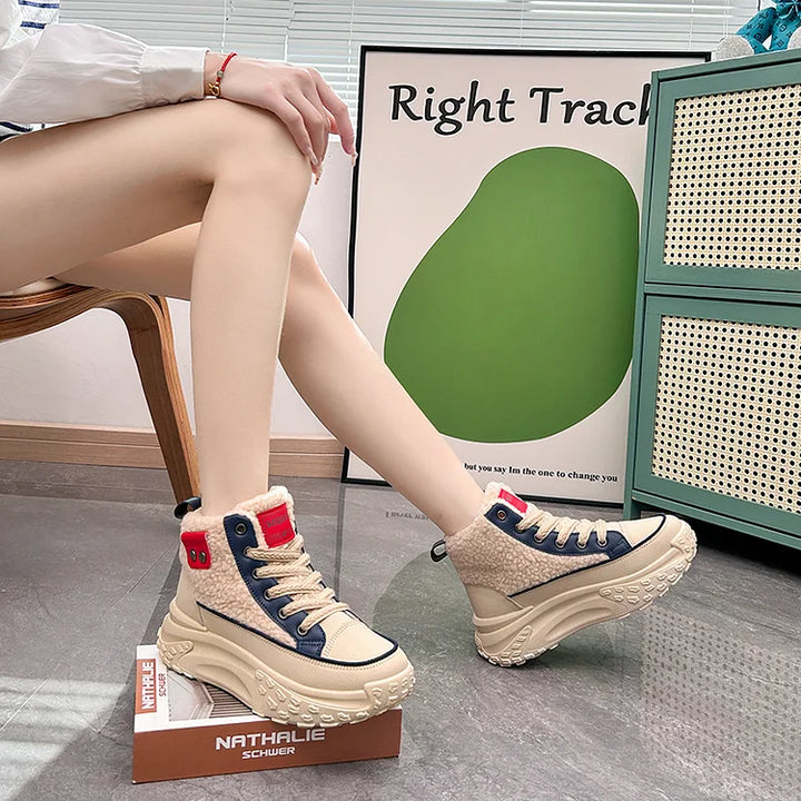 Stilla | Dame High Top Tykkesål Martin Støvler