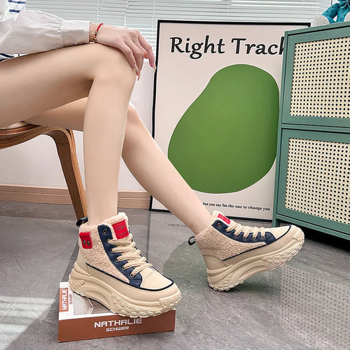 Stilla | Dame High Top Tykkesål Martin Støvler