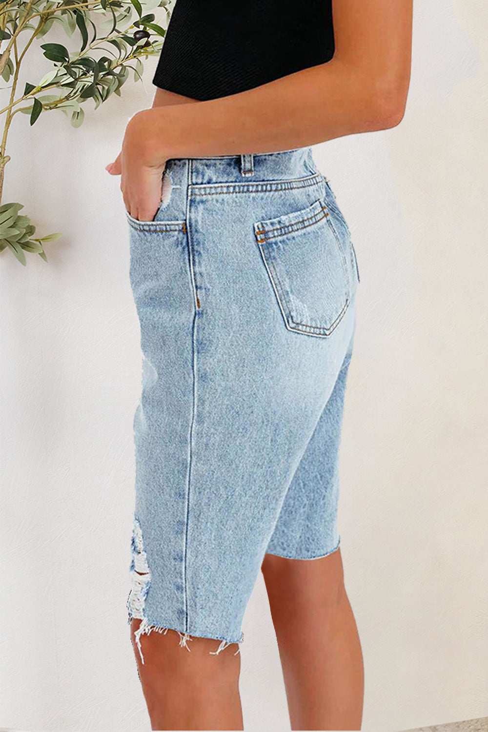 Stilla | Lommebukser I Denim