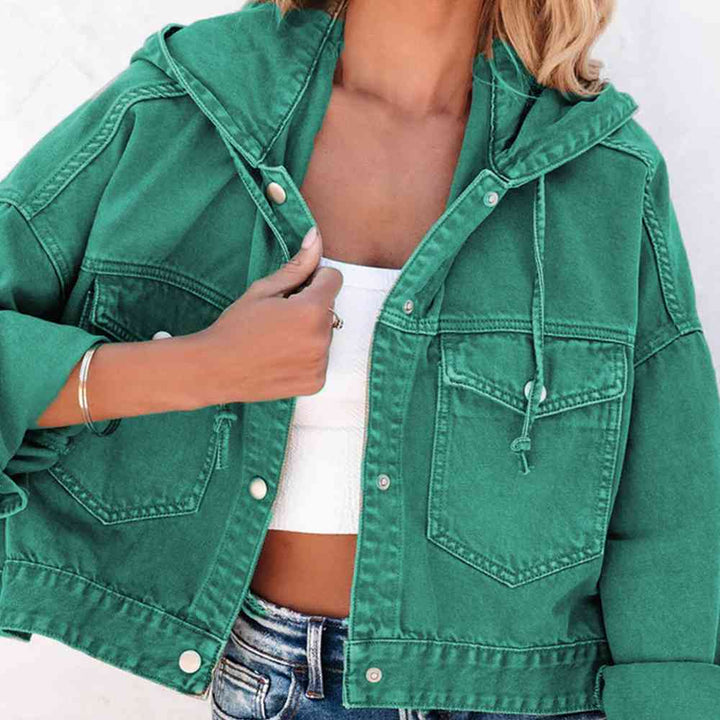 Stilla | Droppe Skulder Denim Jakke