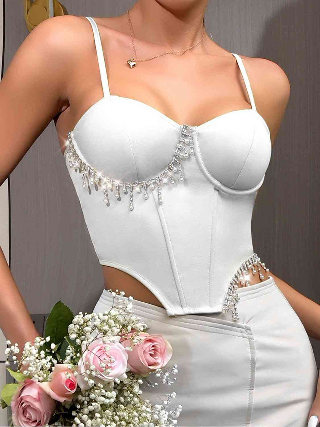Stilla | Sweetheart Neck Baglomme Tanktop