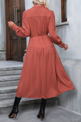 Stilla | Down Notched Neck Dress