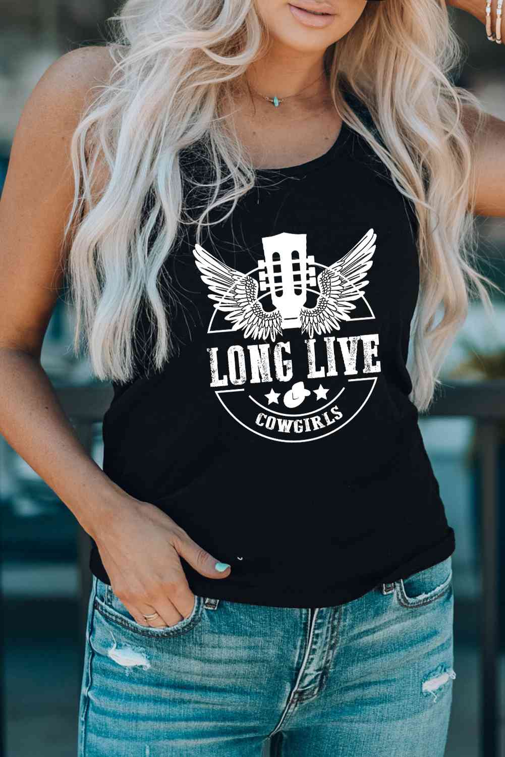Stilla | Live Cowgirls Grafisk Tank