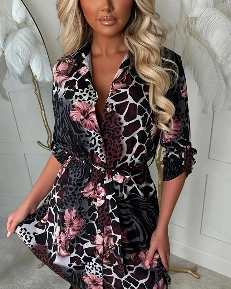 Stilla | Leopard blomsterprint