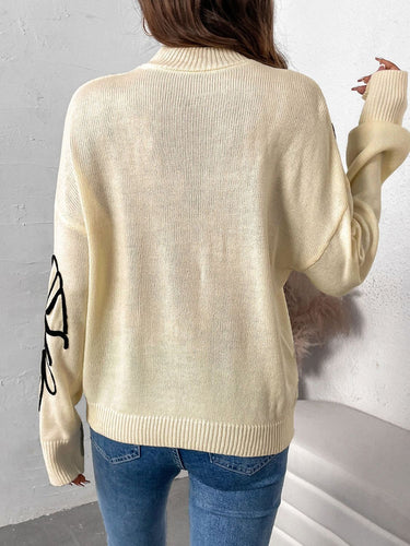 Stilla | Pullover Perfee med lange ærmer, ståkrave og dybe skuldre