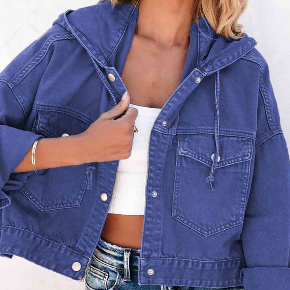 Stilla | Droppe Skulder Denim Jakke
