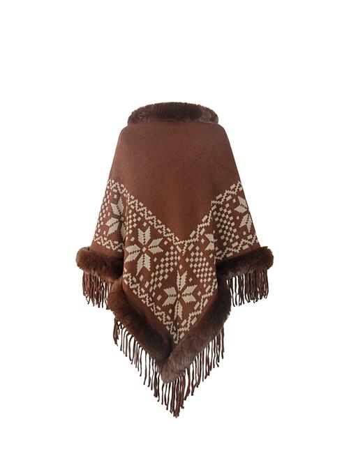 Stilla | Geometrisk Cape Ærme Poncho