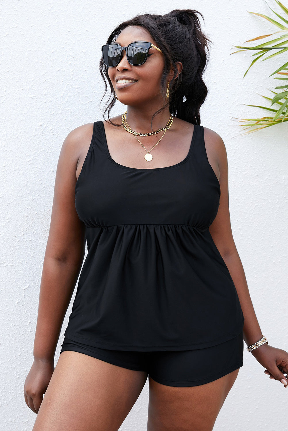 Stilla | Størrelse Scoop Neck Tankini Sæt