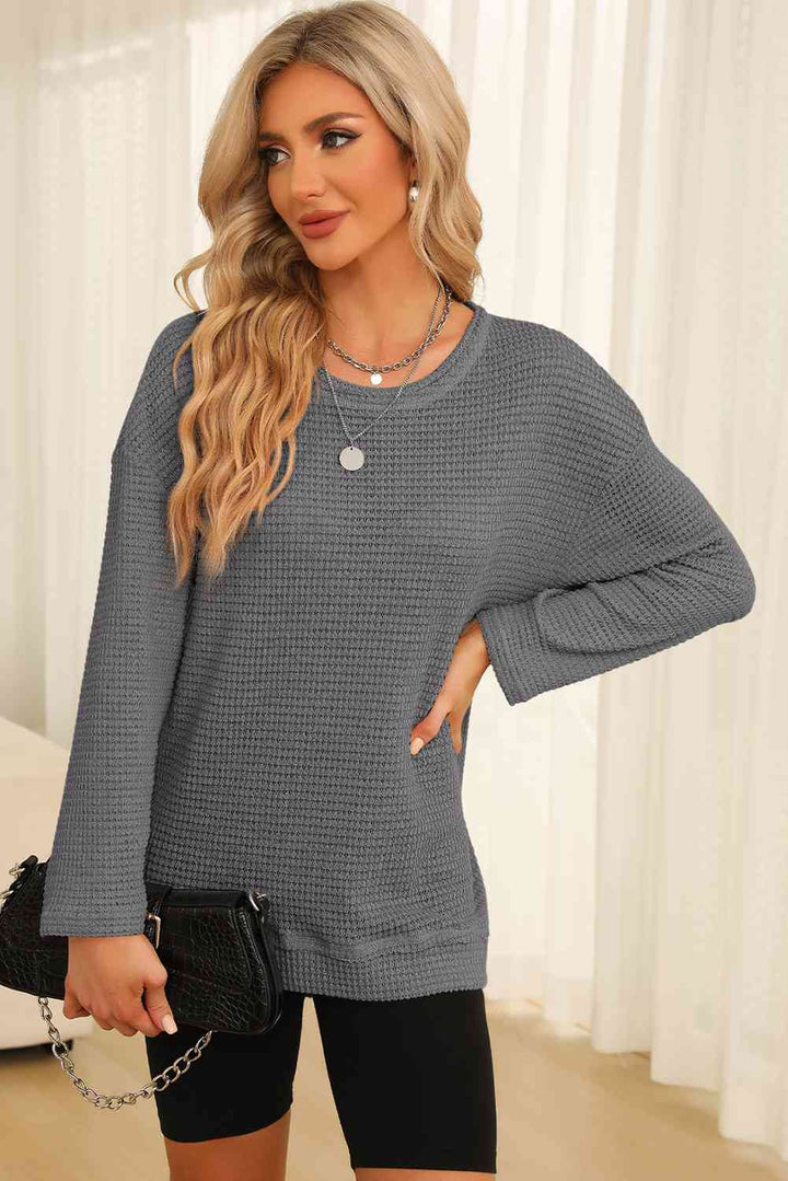 Stilla | Strik Rund Hals Langærmet Sweatshirt