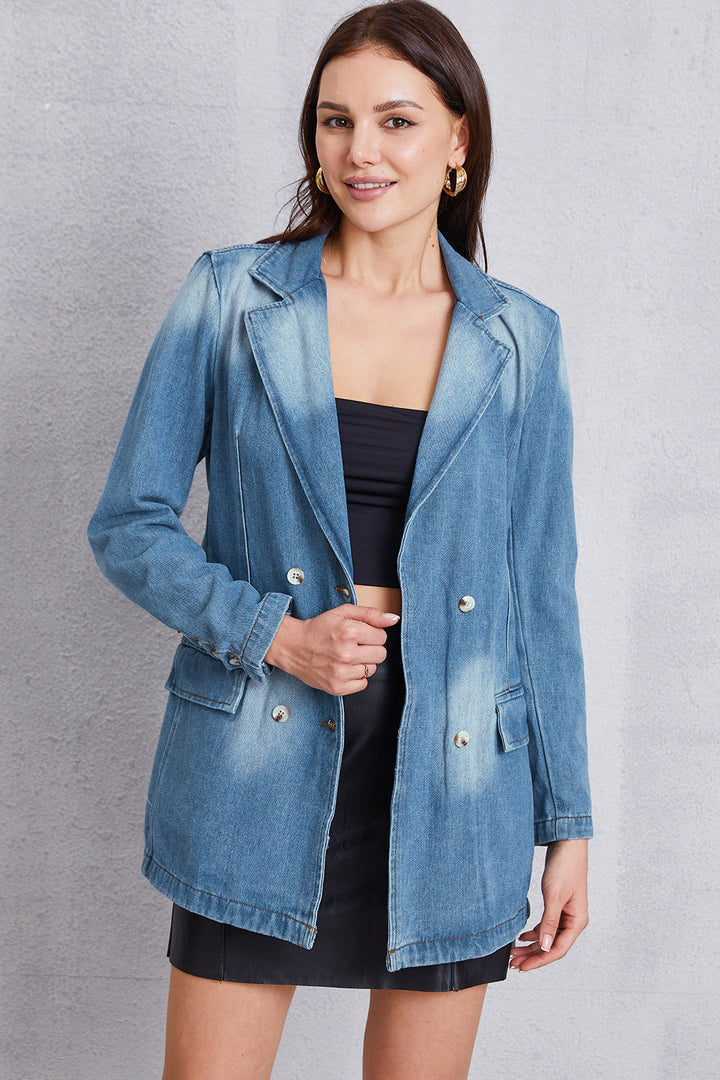 Stilla | Krave Vasket Denim Top