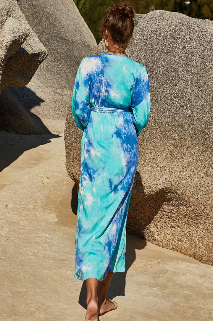 Stilla | Dye Wrap Maxi Kjole