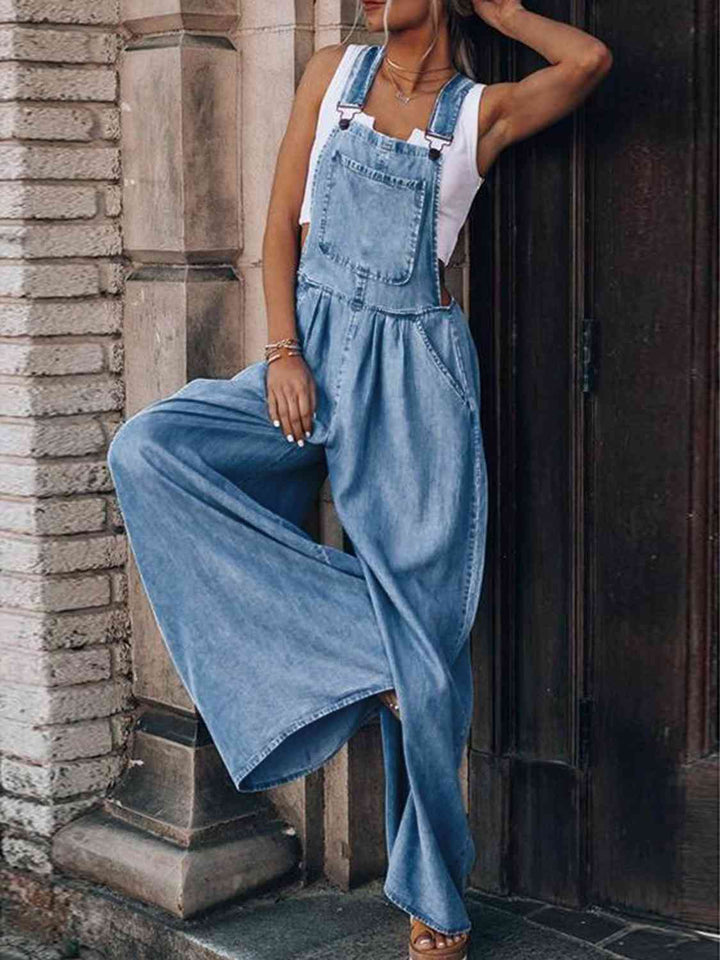 Stilla | Leg Denim Overalls